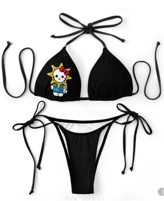 Black x Star Bikini Set