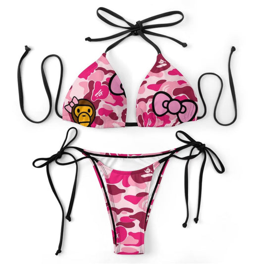 Pink Milo x Bape Bikini Set