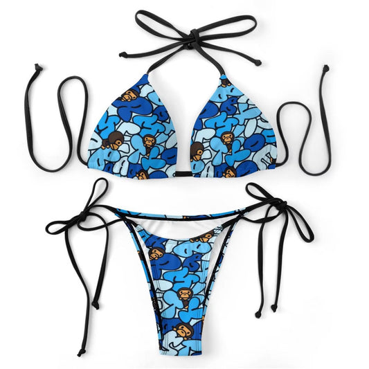 Blue x Milo Bikini Set