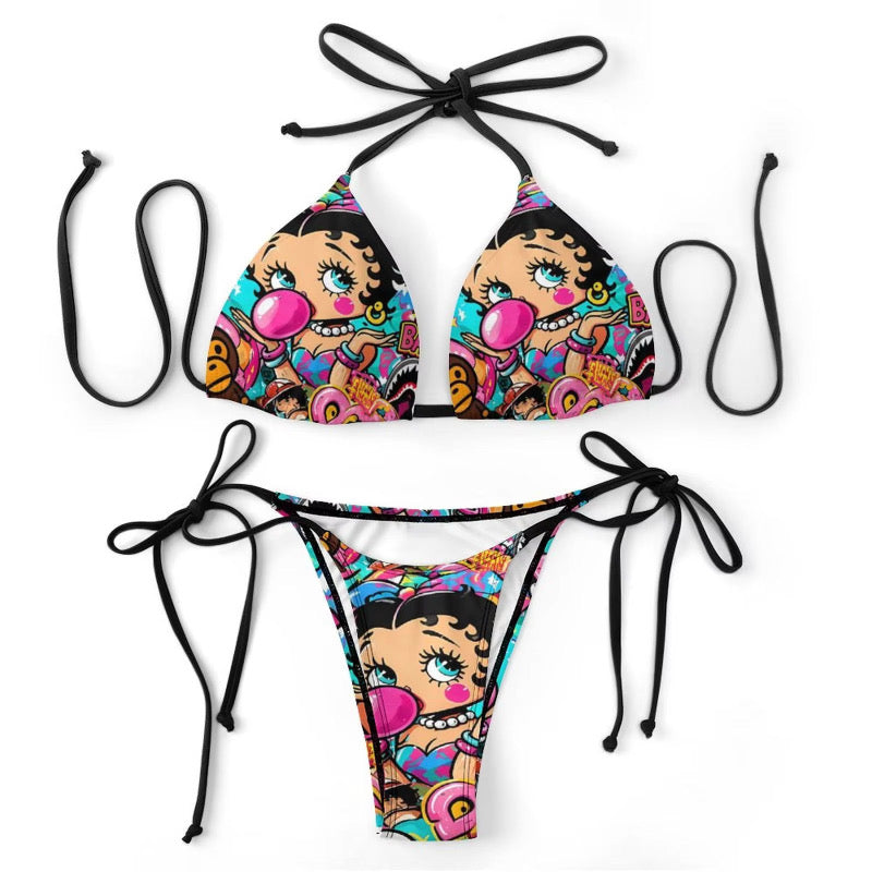 Betty boop x Bubblegum Bikini Set