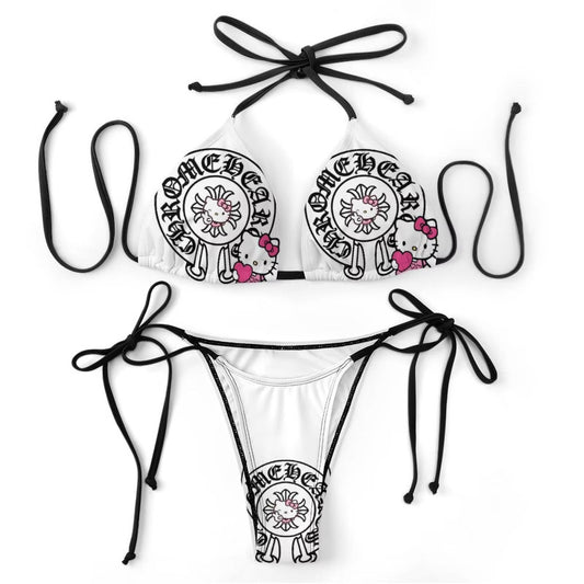 HK x Chrome Hearts Bikini Set
