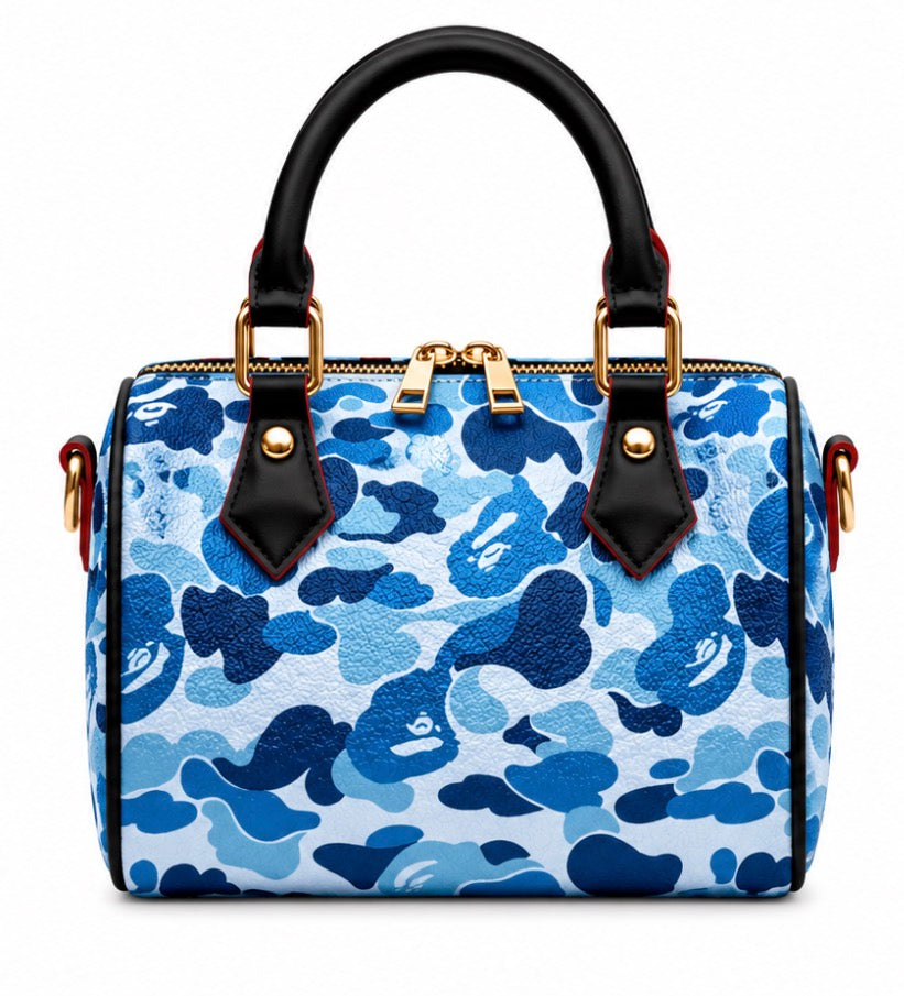 Blue x Bape Pillow Bag