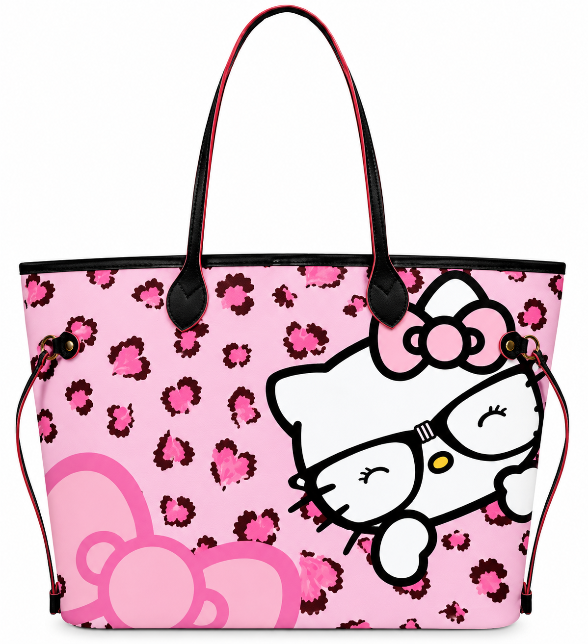 Pink cheetah x HK Tote Bag