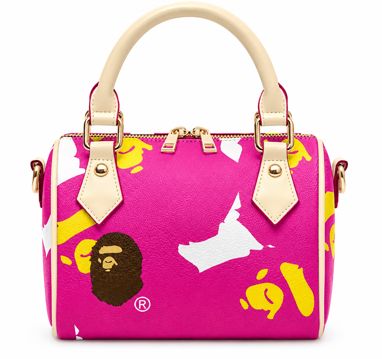 Pink x Bape Pillow Bag