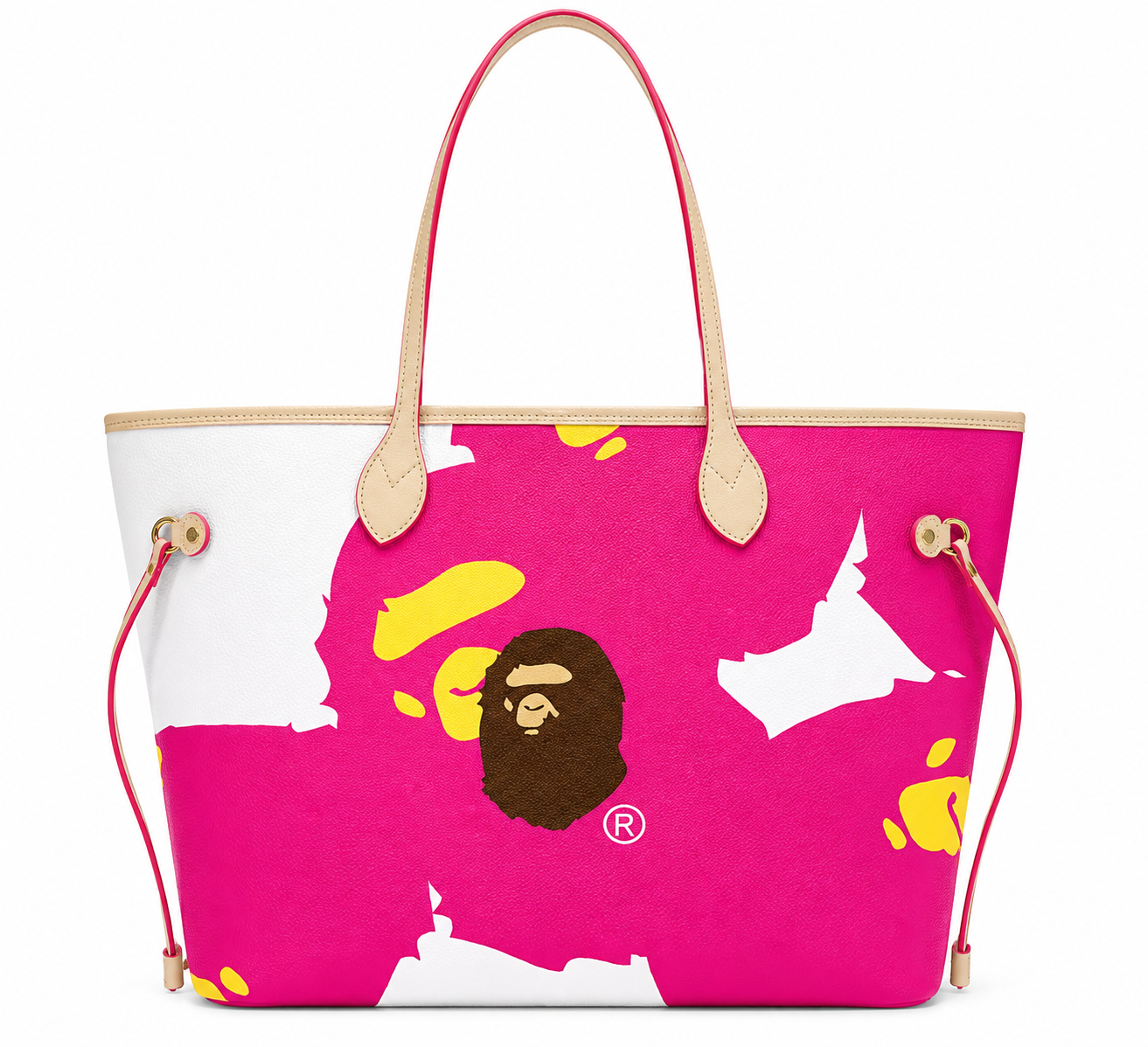 Pink x Bape Tote Bag